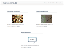 Tablet Screenshot of marco-elling.de